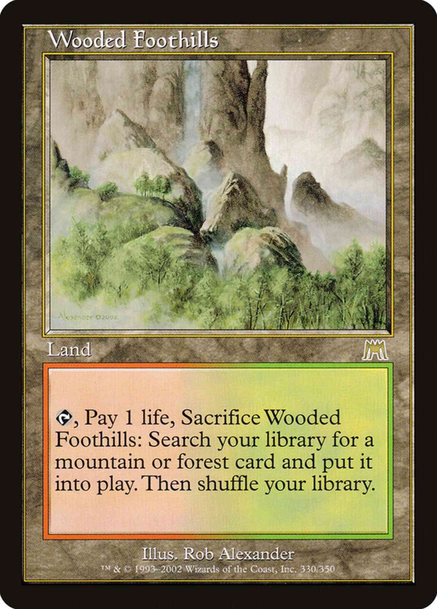 Wooded Foothills [330] [Onslaught] [Non-Foil]