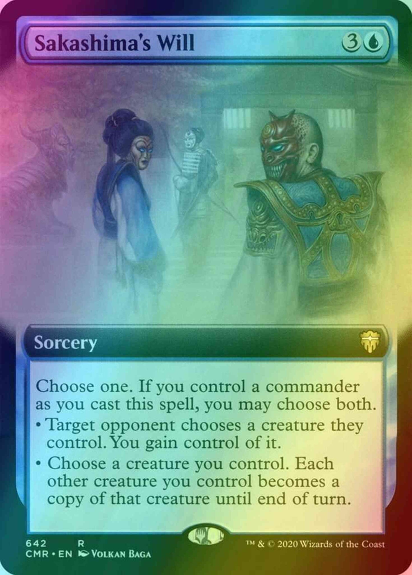 Sakashima's Will [642] [Extended Art] [Commander Legends] [Foil]