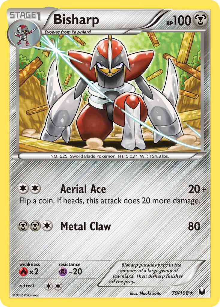 Bisharp - 79/108 - Rare [bw5-79] [Non-Holo]