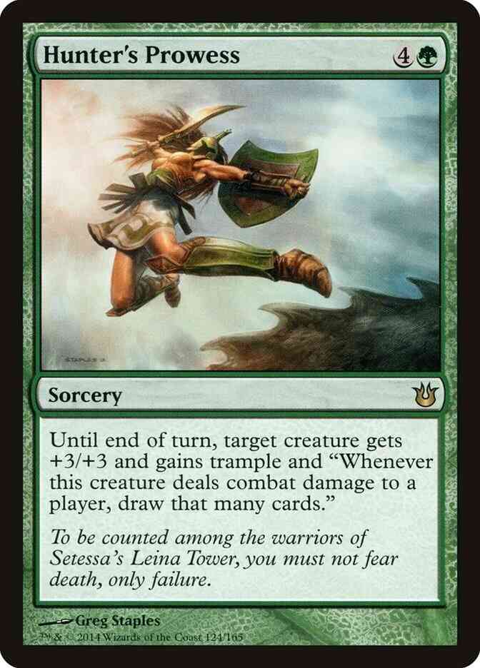 Hunter's Prowess [124] [Born of the Gods] [Non-Foil]