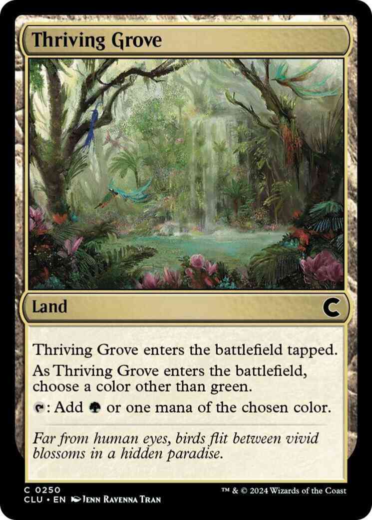 Thriving Grove [250] [Ravnica: Clue Edition] [Non-Foil]