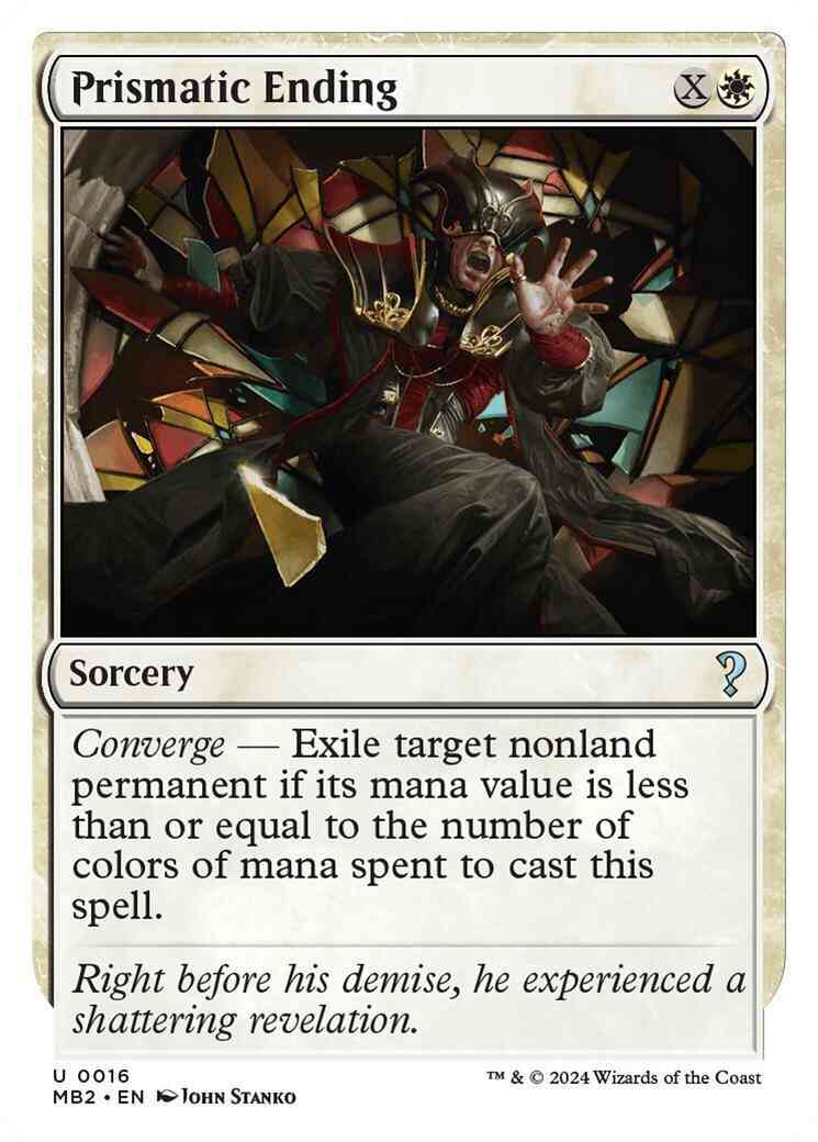 Prismatic Ending [16] [White Border] [Mystery Booster 2] [Non-Foil]