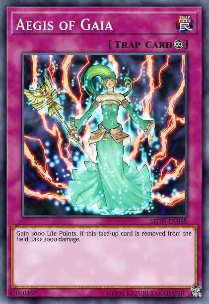 Aegis of Gaia - STON-EN068 - Secret Rare - Unlimited