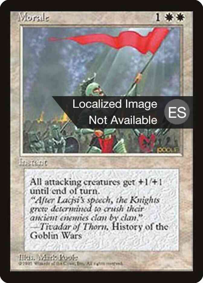 Morale - Japanese [36] [Fourth Edition Black Border: Japanese] [Non-Foil]