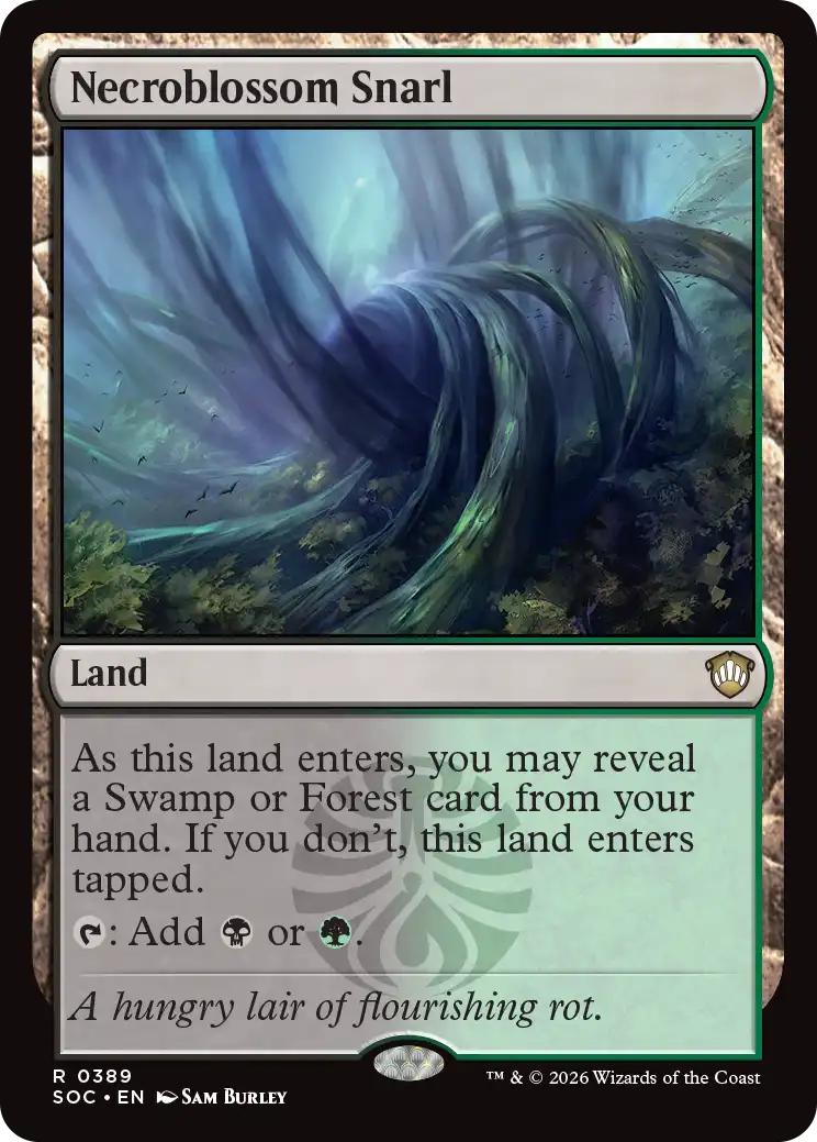 Necroblossom Snarl [389] [Secrets of Strixhaven: Commander] [Non-Foil]