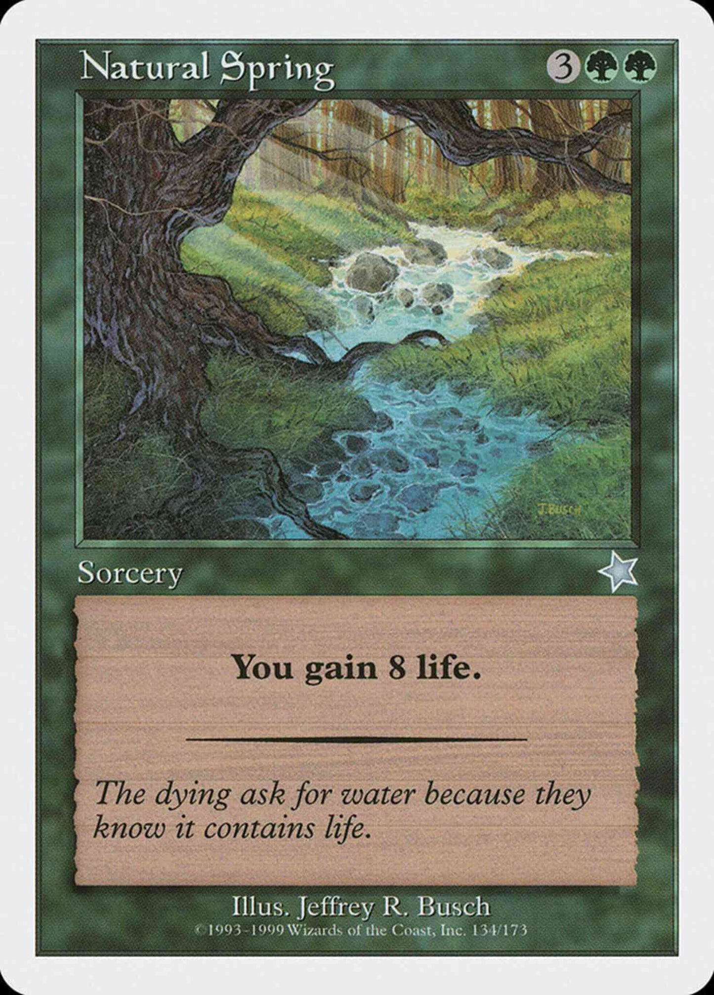 Natural Spring [134] [Starter 1999] [Non-Foil]