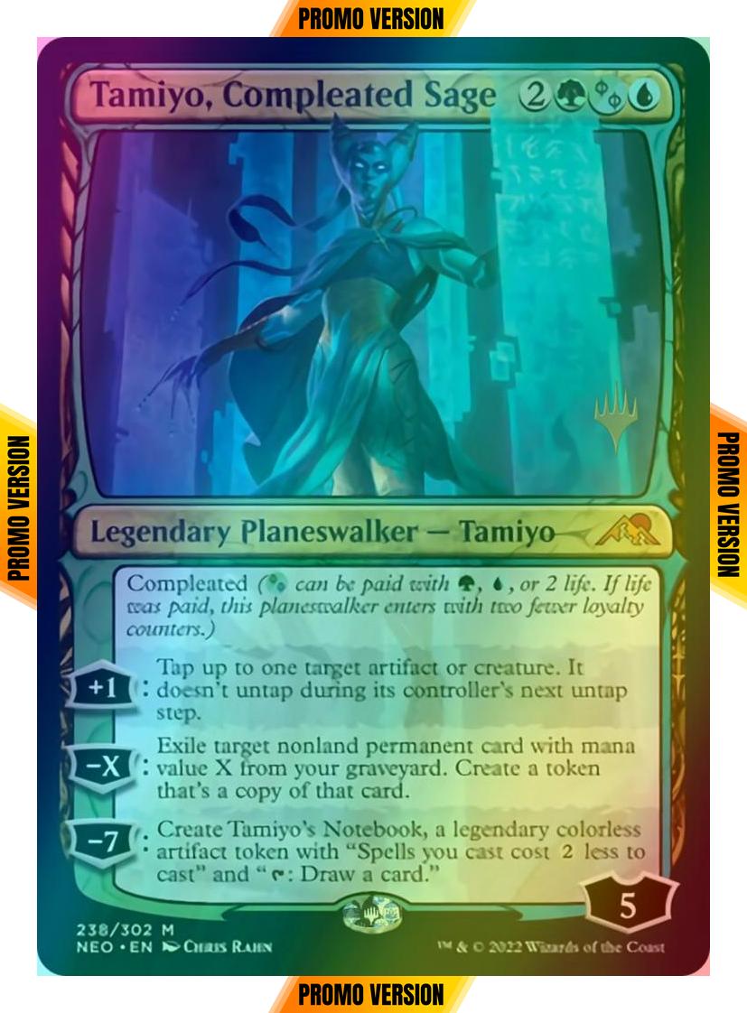 Tamiyo, Compleated Sage [Promo Pack] [238p] [Kamigawa: Neon Dynasty: Promos] [Foil]