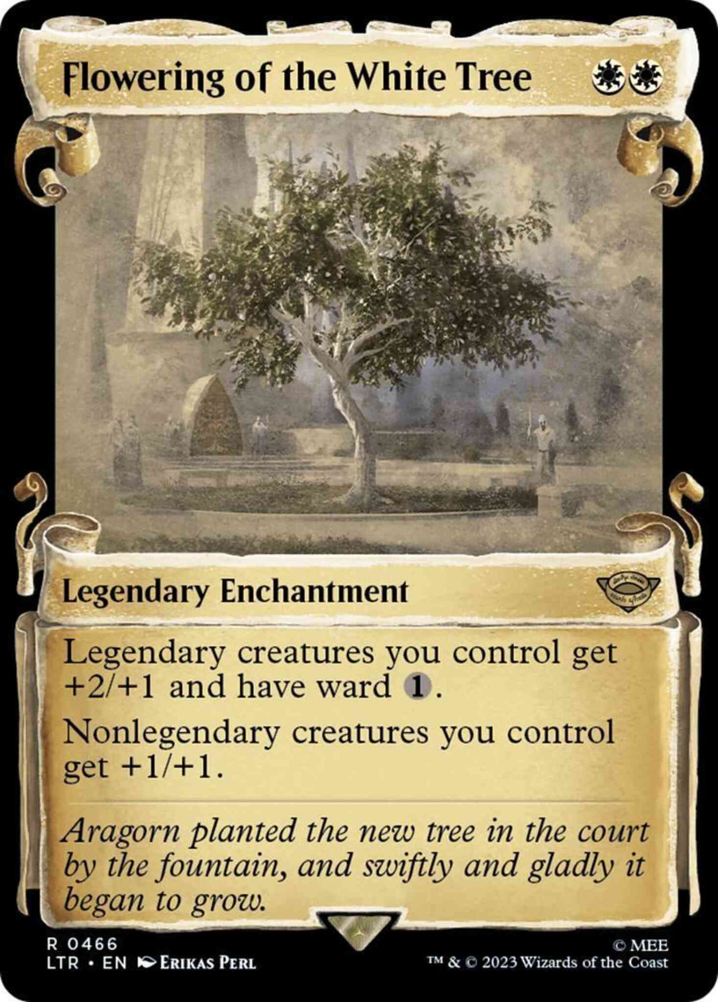 Flowering of the White Tree [466] [Scrolls Showcase] [The Lord of the Rings: Tales of Middle-earth] [Non-Foil]