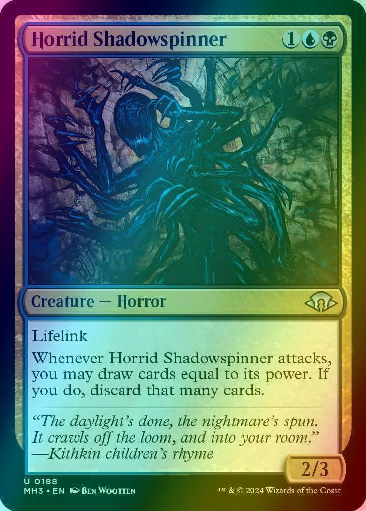 Horrid Shadowspinner [188] [Modern Horizons 3] [Foil]