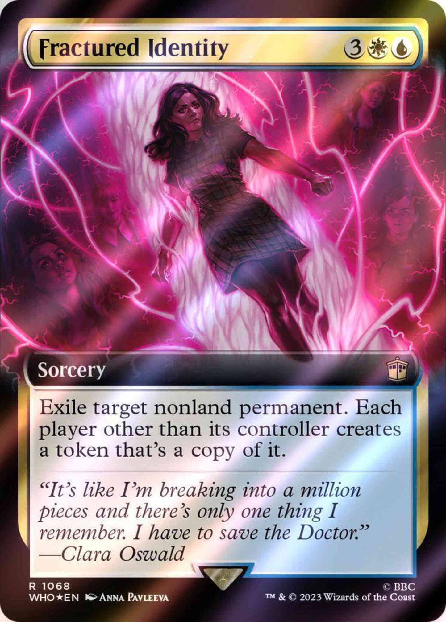 Fractured Identity [1068] [Extended Art] [Universes Beyond: Doctor Who] [Surge Foil]