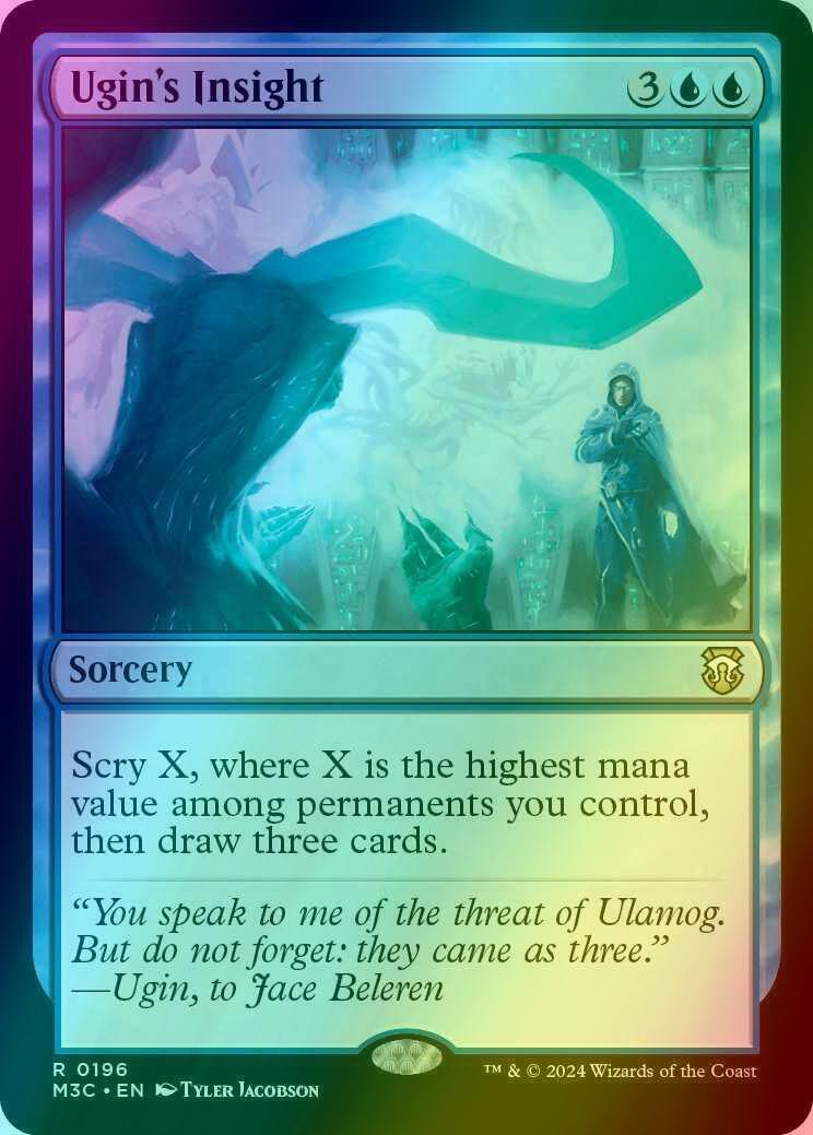 Ugin's Insight [196] [Modern Horizons 3: Commander] [Ripple Foil]