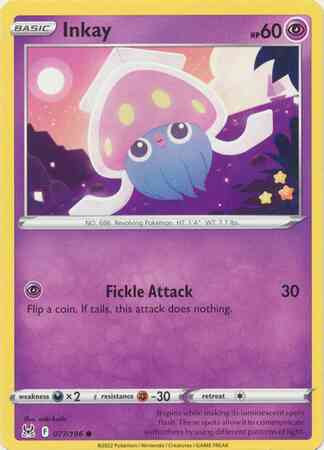 Inkay - 077/196 - Common [swsh11-077] [Non-Holo]