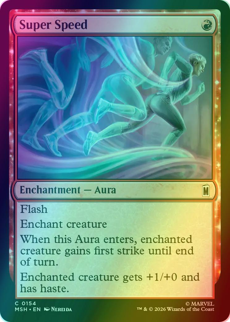 Super Speed [154] [Marvel Super Heroes] [Foil]
