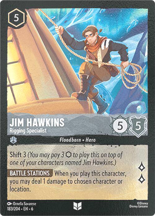 Jim Hawkins - Rigging Specialist - 183/204 [Azurite Sea] [Cold Foil]
