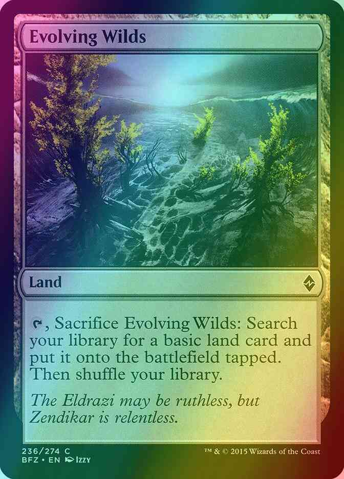 Evolving Wilds [236] [Battle for Zendikar] [Foil]