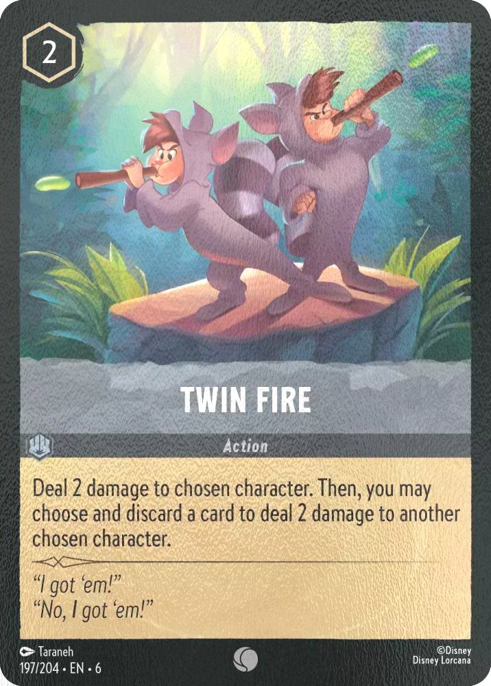 Twin Fire - 197/204 [Azurite Sea] [Cold Foil]