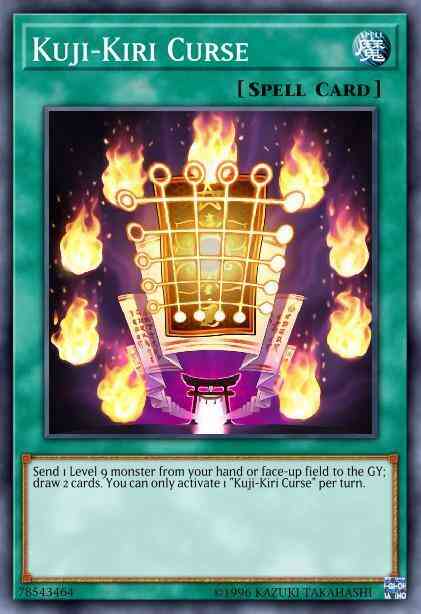 Kuji-Kiri Curse - IGAS-EN066 - Super Rare - 1st Edition
