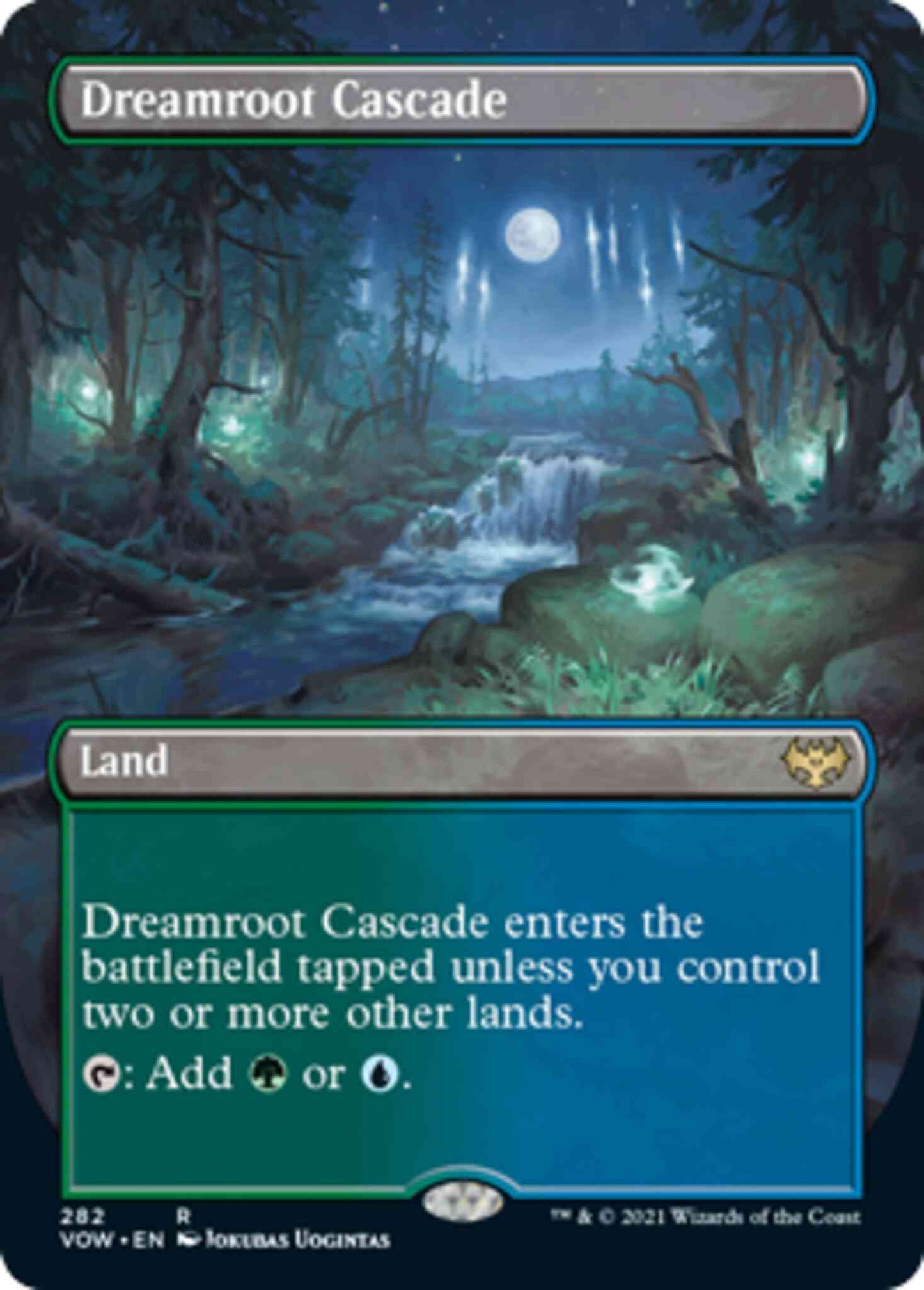 Dreamroot Cascade [282] [Borderless] [Innistrad: Crimson Vow] [Non-Foil]