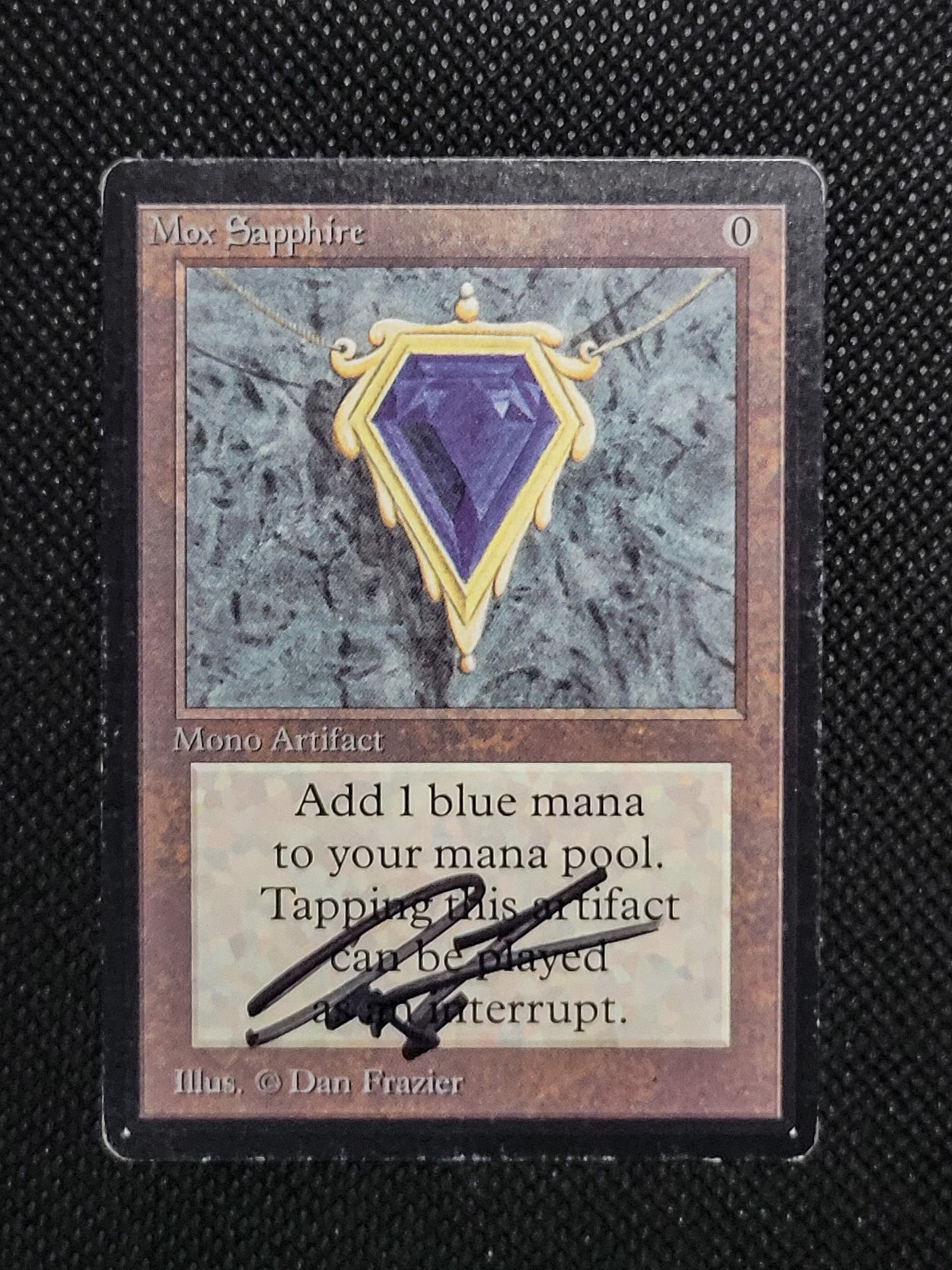Mox Sapphire — Signed — ID 16927