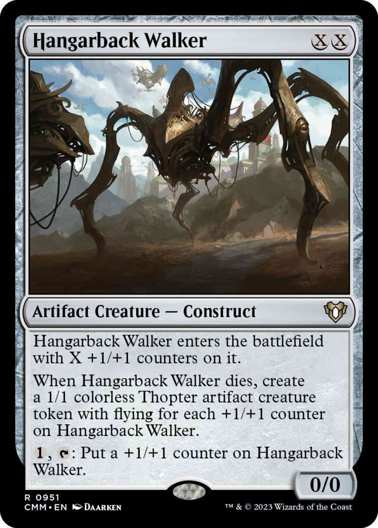 Hangarback Walker [951] [Commander Masters] [Non-Foil]