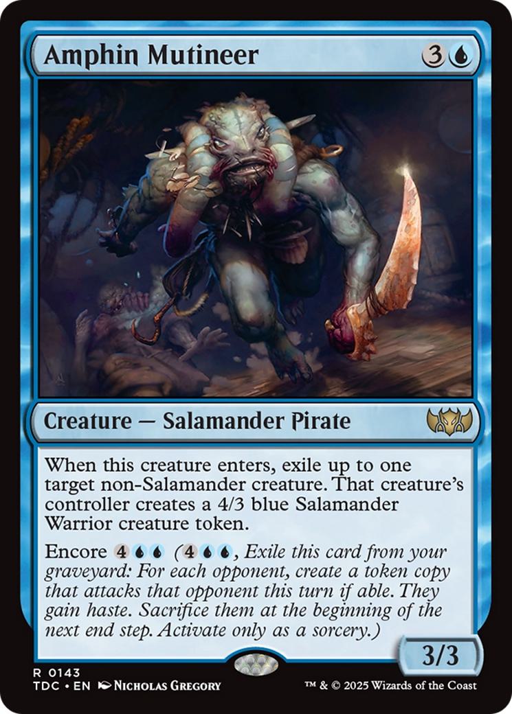 Amphin Mutineer [143] [Tarkir: Dragonstorm: Commander] [Non-Foil]