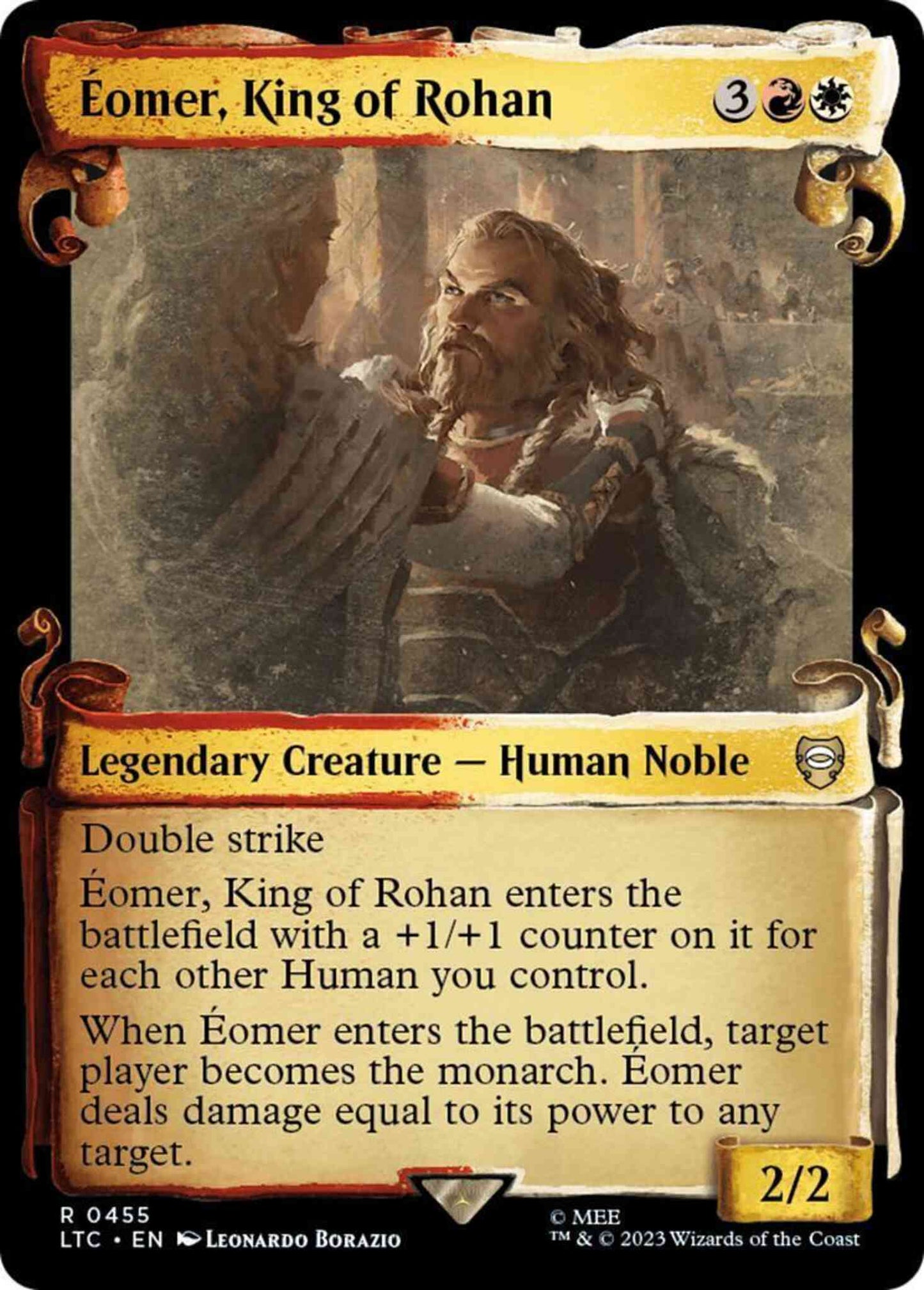 Éomer, King of Rohan [455] [Scrolls Showcase] [The Lord of the Rings: Tales of Middle-earth: Commander] [Non-Foil]