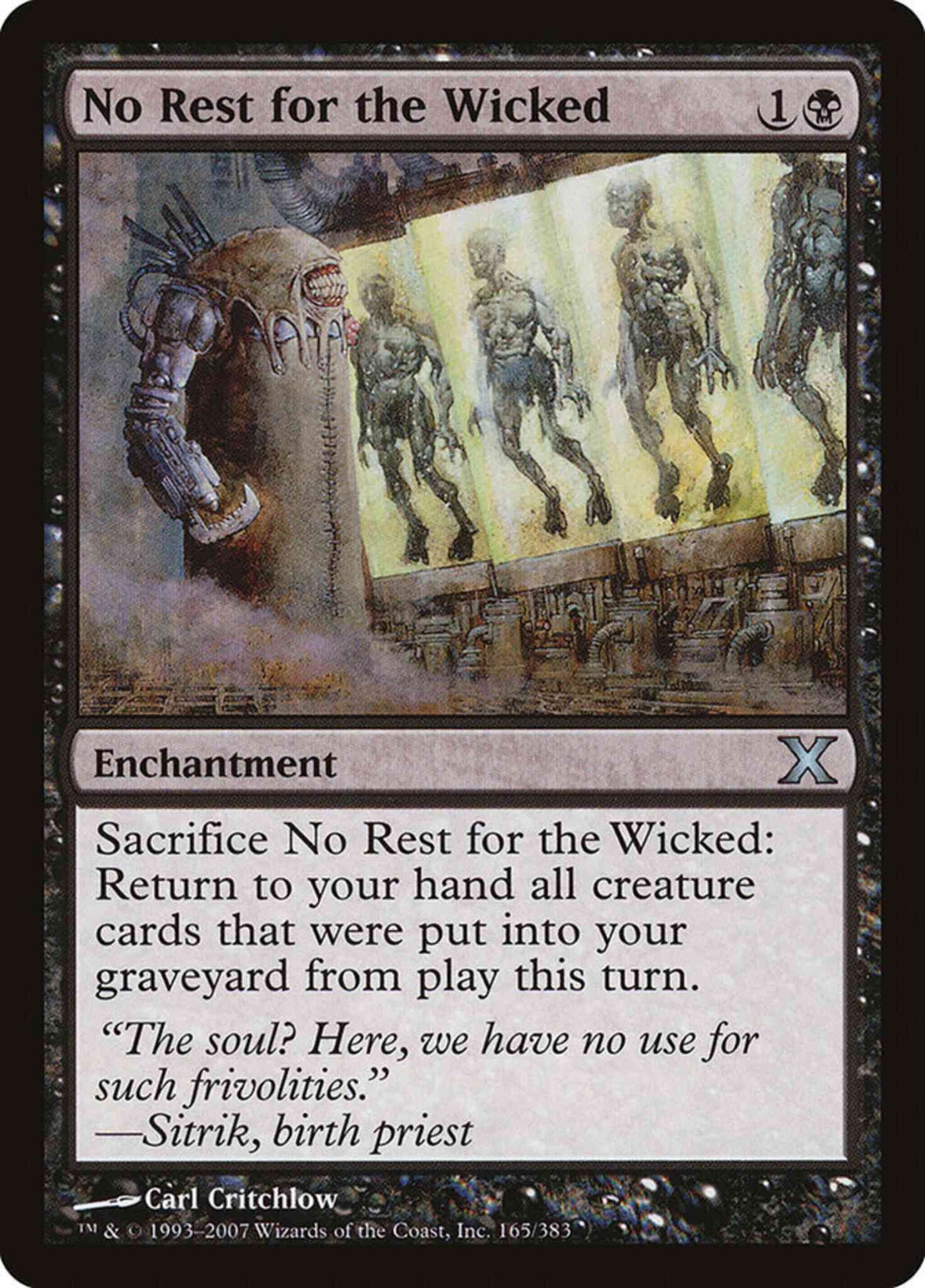 No Rest for the Wicked [165] [Tenth Edition] [Non-Foil]