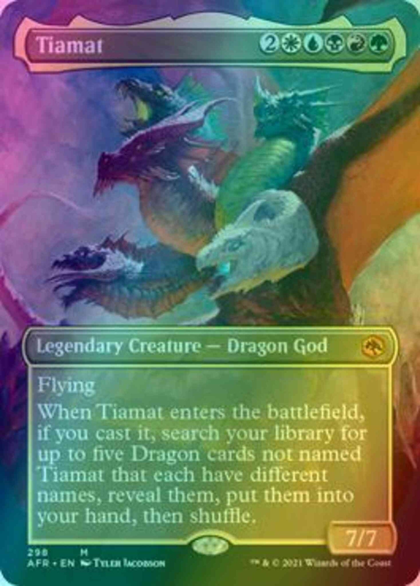 Tiamat [298] [Borderless] [Adventures in the Forgotten Realms] [Foil]