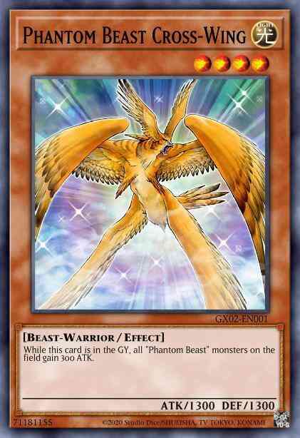 Phantom Beast Cross-Wing - GLD2-EN011 - Common - Limited