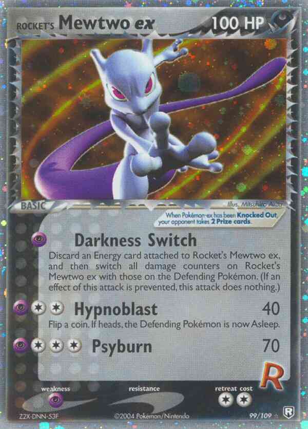 Rocket's Mewtwo ex - 99/109 - Rare Holo EX [ex7-99] [Ultra]