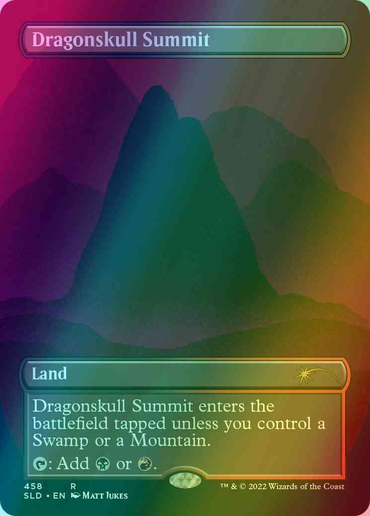 Dragonskull Summit [0458] [Borderless] [Matt Jukes] [Secret Lair Drop] [Foil]