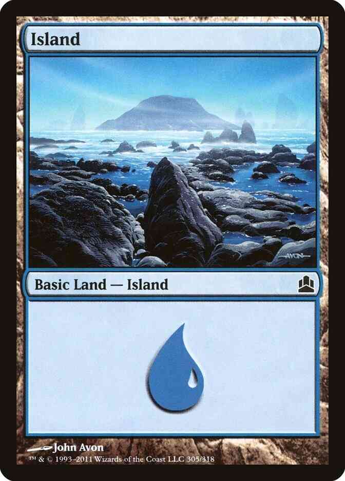 Island [305] [Commander 2011] [Non-Foil]