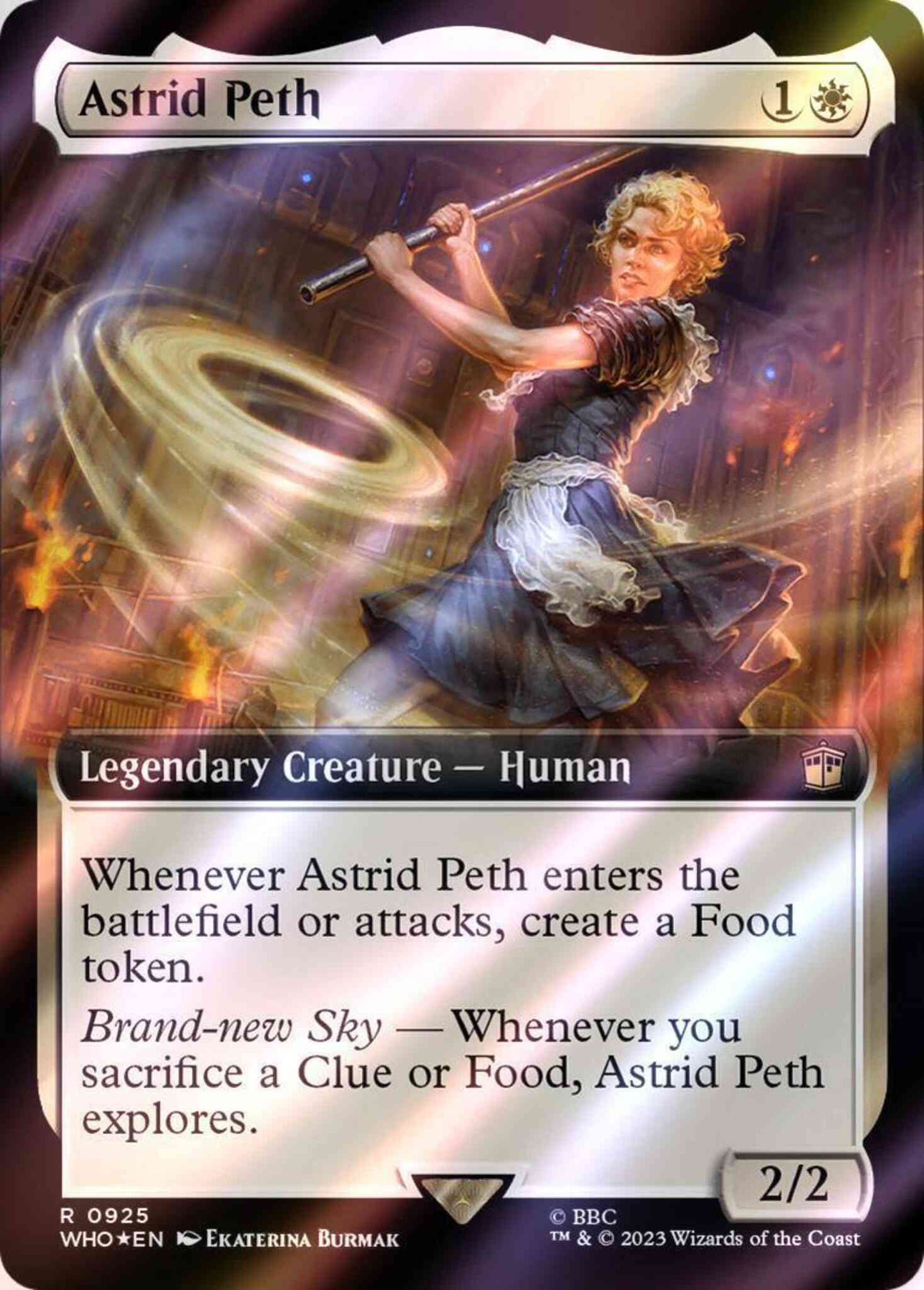 Astrid Peth [925] [Extended Art] [Universes Beyond: Doctor Who] [Surge Foil]