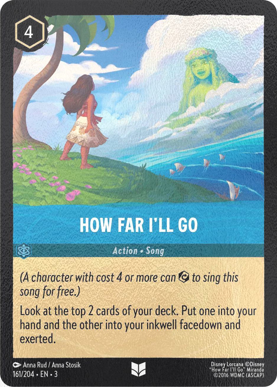 How Far I'll Go - 161/204 [Into the Inklands] [Cold Foil]