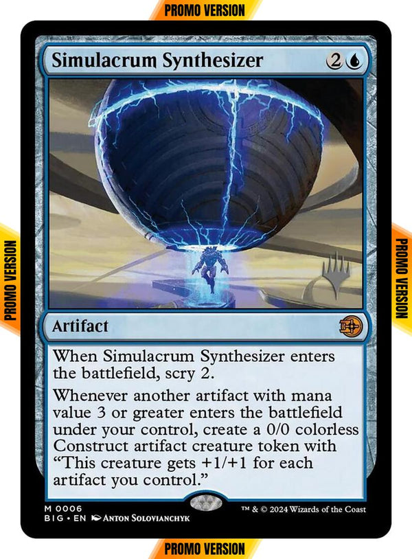 Simulacrum Synthesizer [6p] [Promo Pack] [The Big Score: Promos] [Non-Foil]