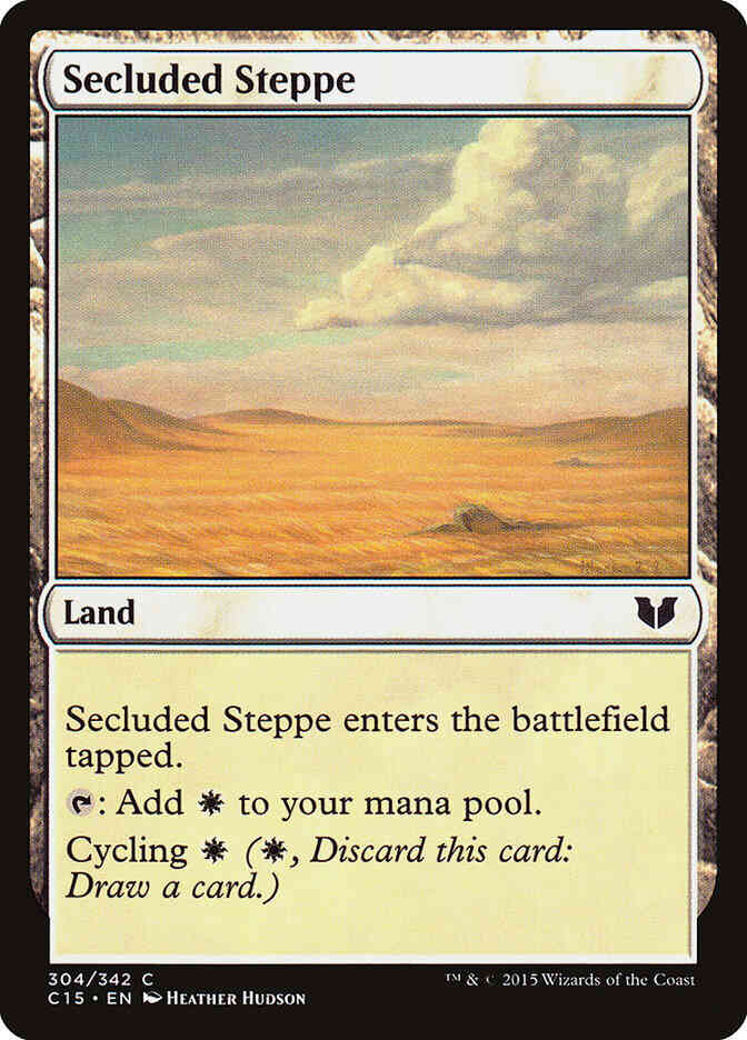Secluded Steppe [304] [Commander 2015] [Non-Foil]