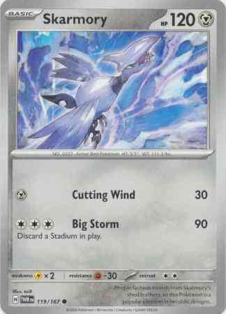 Skarmory - 119/167 - Common [sv06-119] [Non-Holo]