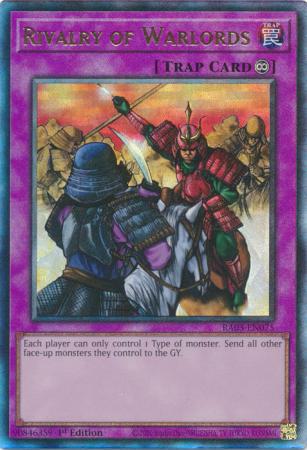 Rivalry of Warlords - RA03-EN075 - Prismatic Ultimate Rare - 1st Edition