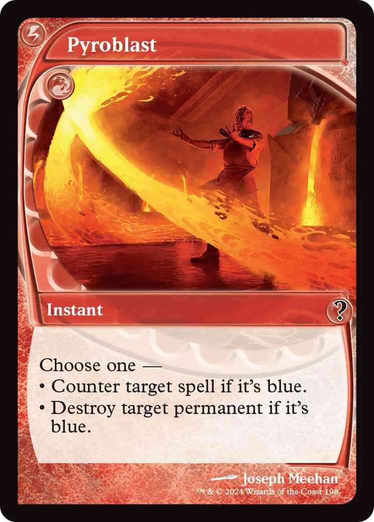 Pyroblast [198] [Future Frame] [Mystery Booster 2] [Foil]