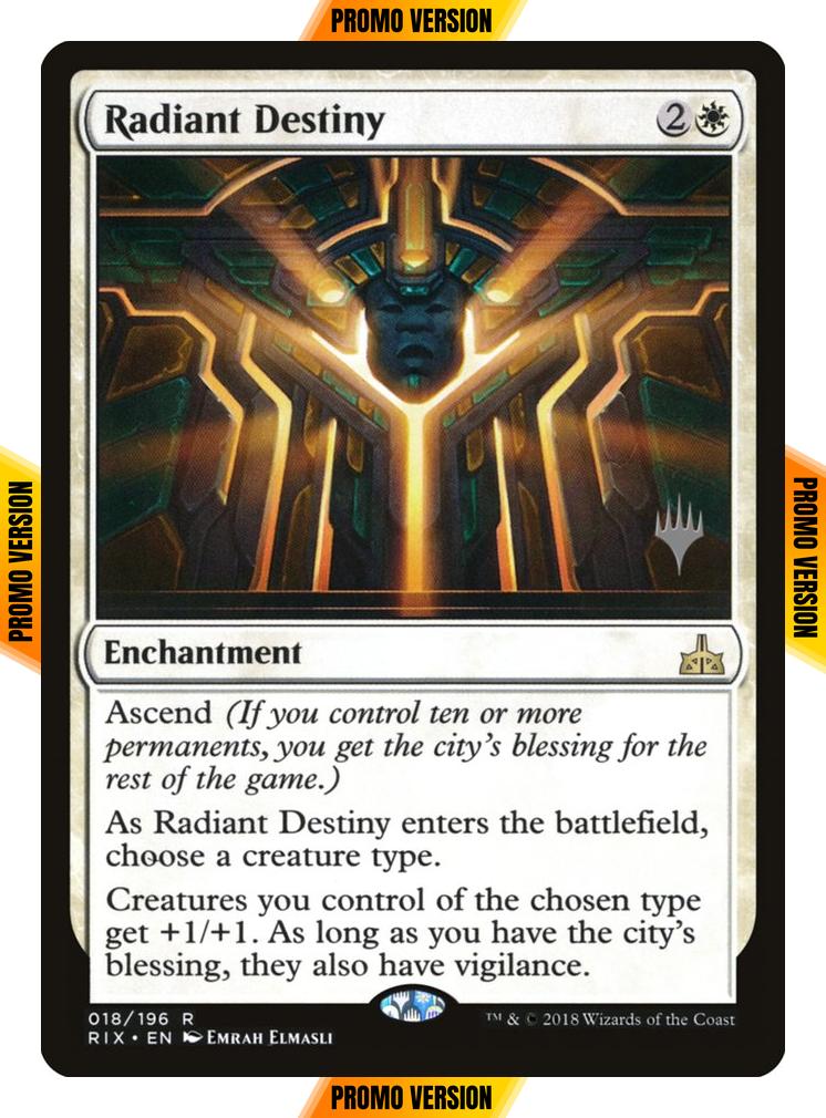 Radiant Destiny [18p] [Promo Pack] [Rivals of Ixalan Promos] [Foil]