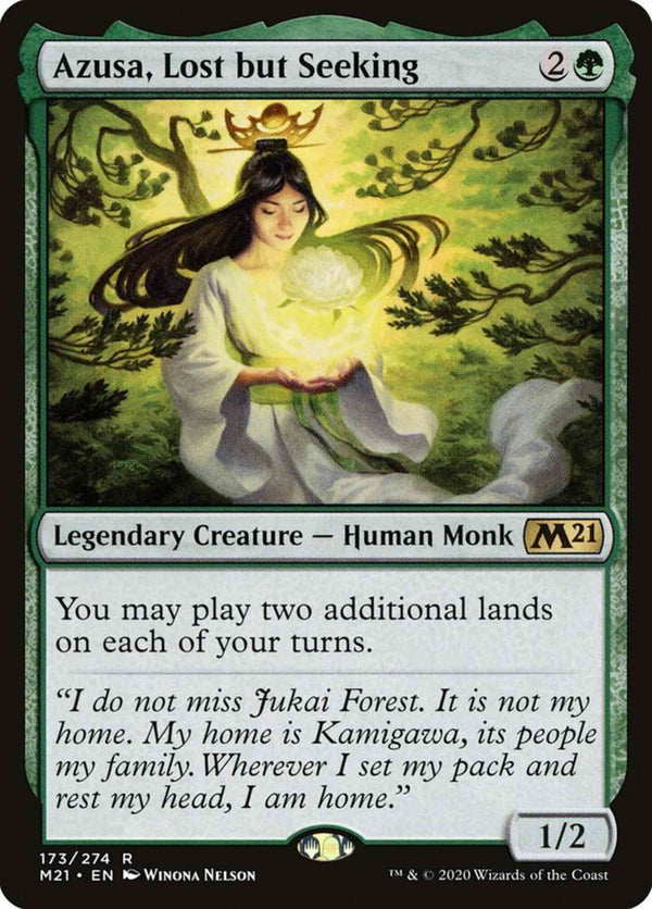 Azusa, Lost but Seeking [173] [Core Set 2021] [Non-Foil]