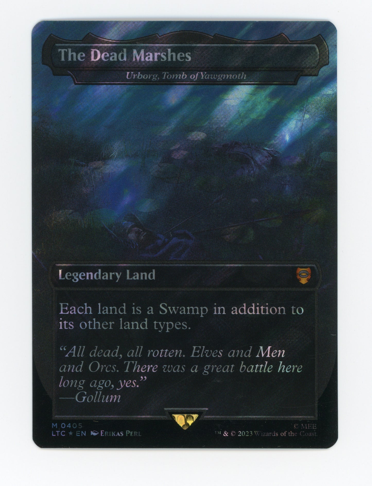The Dead Marshes - Urborg, Tomb of Yawgmoth — Borderless|Realms and Relics|Surge Foil — ID 17963