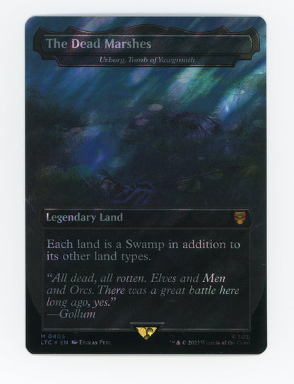 The Dead Marshes - Urborg, Tomb of Yawgmoth — Borderless|Realms and Relics|Surge Foil — ID 17963