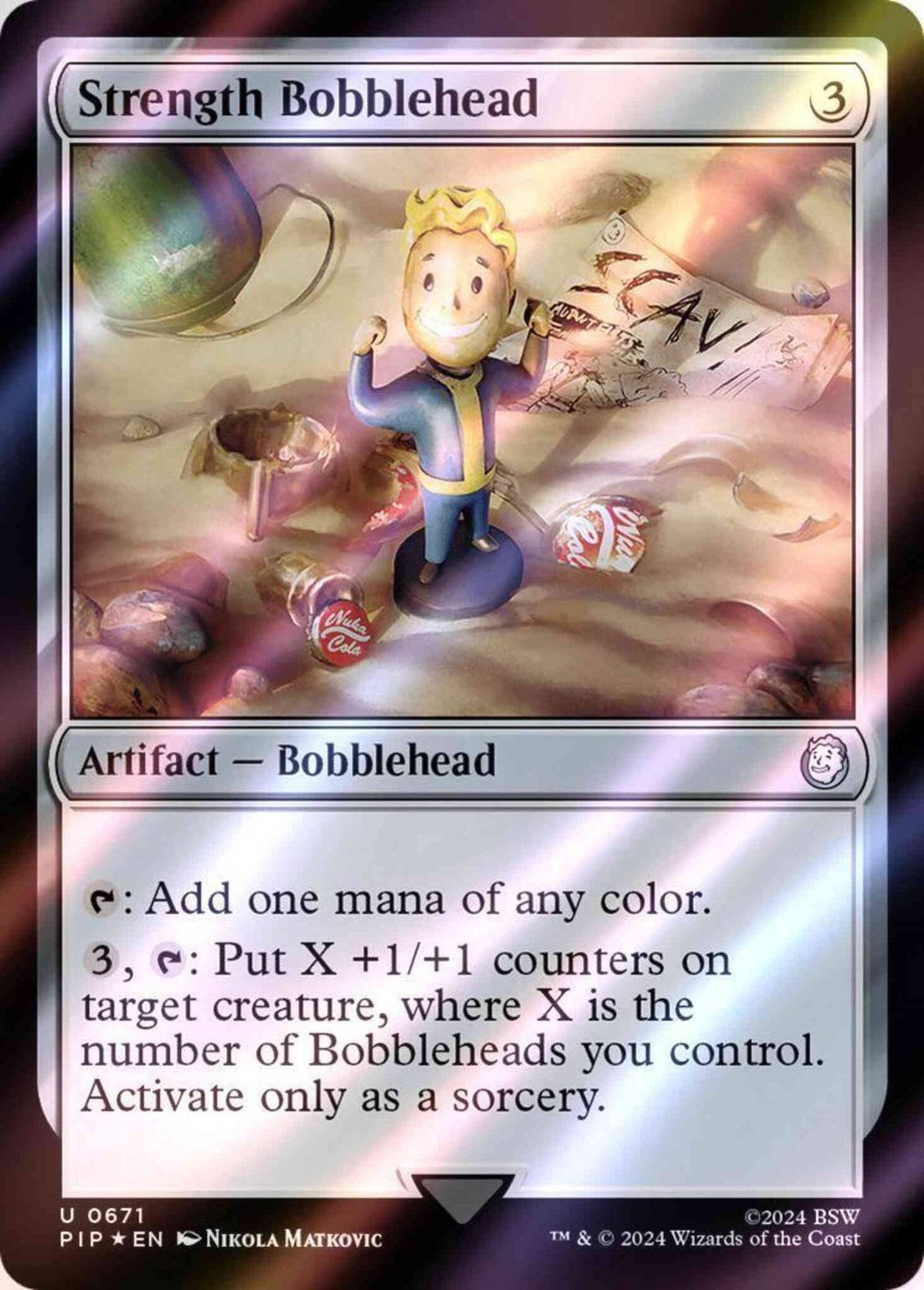 Strength Bobblehead [671] [Fallout] [Surge Foil]