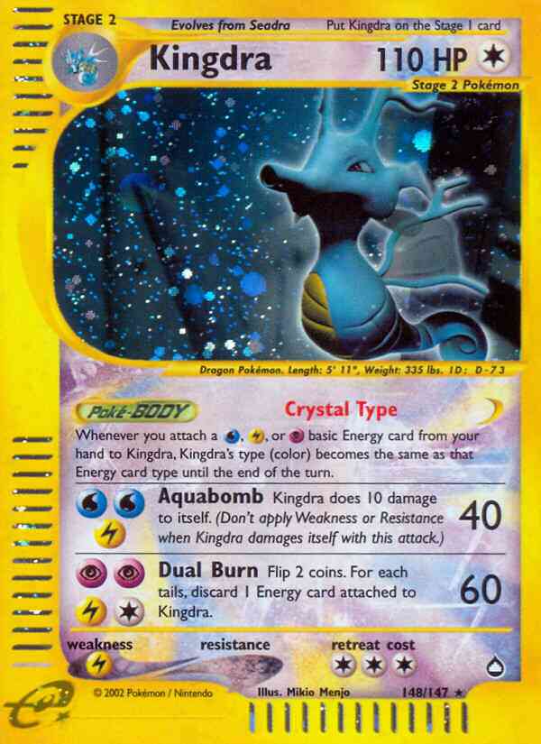 Kingdra - 148/147 - Rare [ecard2-148] [Holo]