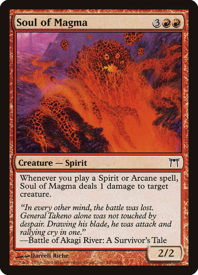 Soul of Magma [189] [Champions of Kamigawa] [Non-Foil]