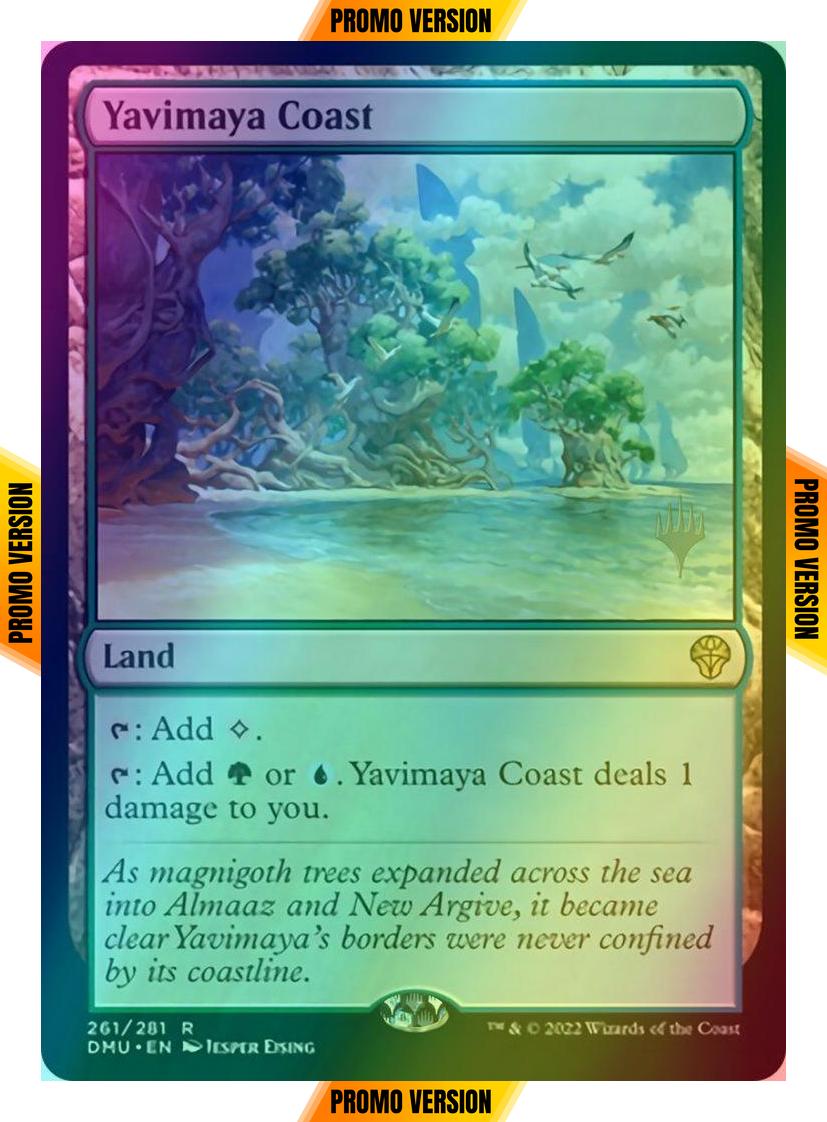 Yavimaya Coast [261p] [Promo Pack] [Dominaria United: Promos] [Foil]