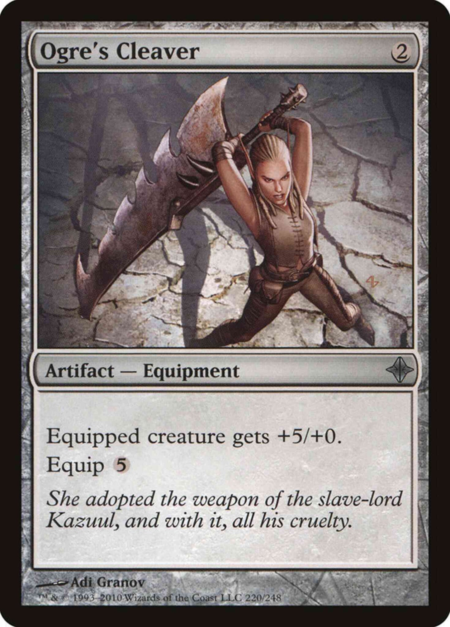 Ogre's Cleaver [220] [Rise Of The Eldrazi] [Non-Foil]