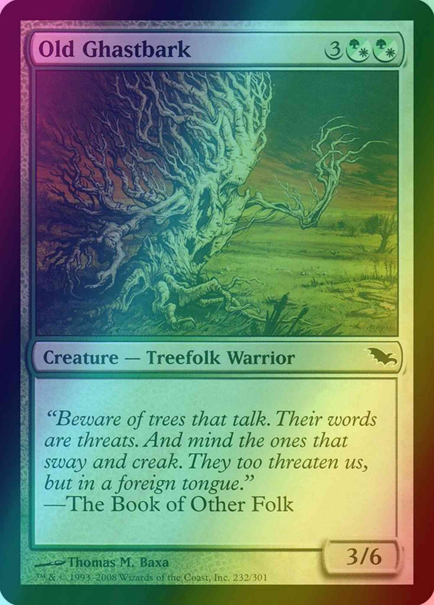 Old Ghastbark [232] [Shadowmoor] [Foil]