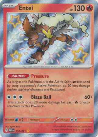 Entei - 112/091 - Shiny Rare [sv045-112] [Secret]